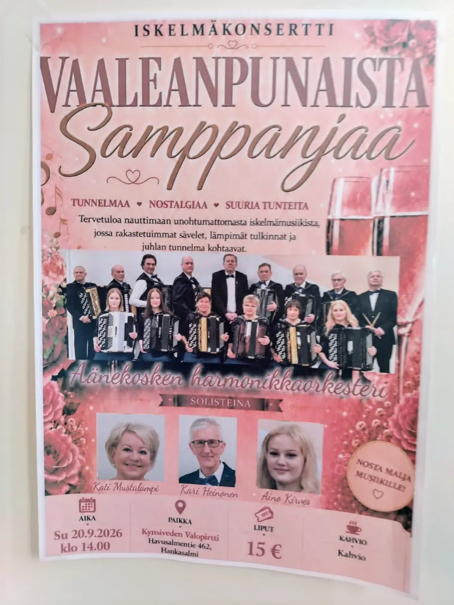 Pink Champagne - Schlager Concert — Kynsiveden Valopirtti, Ristimäki