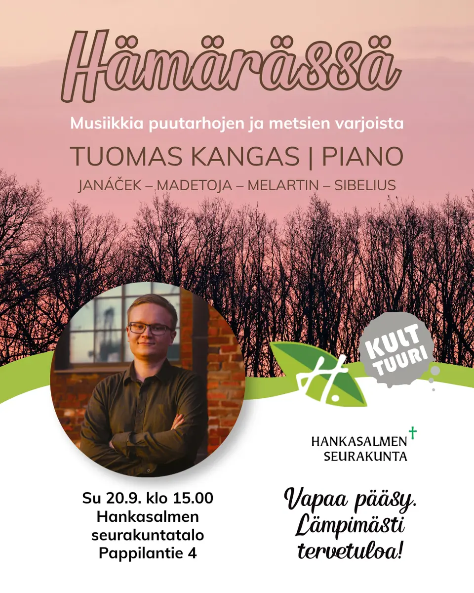 Hämärässä - Music from the Shadows of Gardens and Forests — Hankasalmen seurakuntatalo, Hankasalmi