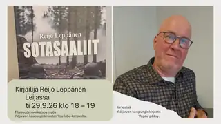 Forfatteren Reijo Leppänen på Leija