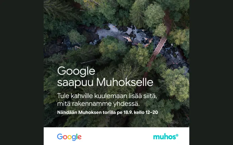 Google Comes to Muhos — Muhoksen tori, Muhos