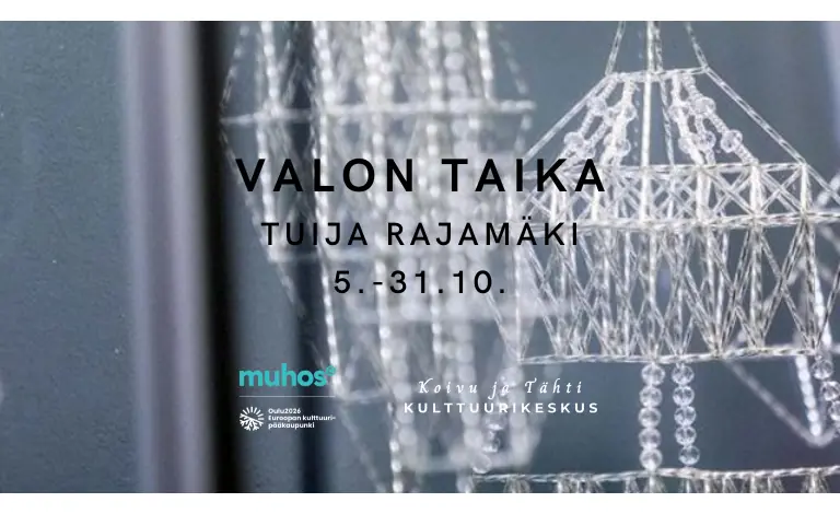 October Exhibition: The Magic of Light - Tuija Rajamäki — Koivu ja Tähti -kulttuurikeskus, Muhos