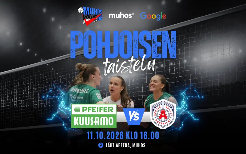 Mestaruusliiga Volleyball: Pfeifer Kuusamo vs. Arctic Volley — Tähtiareena, Muhos
