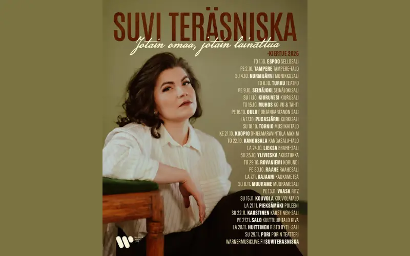 Suvi Teräsniska: Something Old, Something New — Koivu ja Tähti -kulttuurikeskus, Muhos