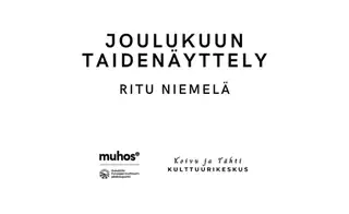 December Exhibition: Ritu Niemelä