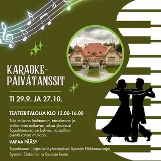 Karaoke Daytime Dances at Teatertalo