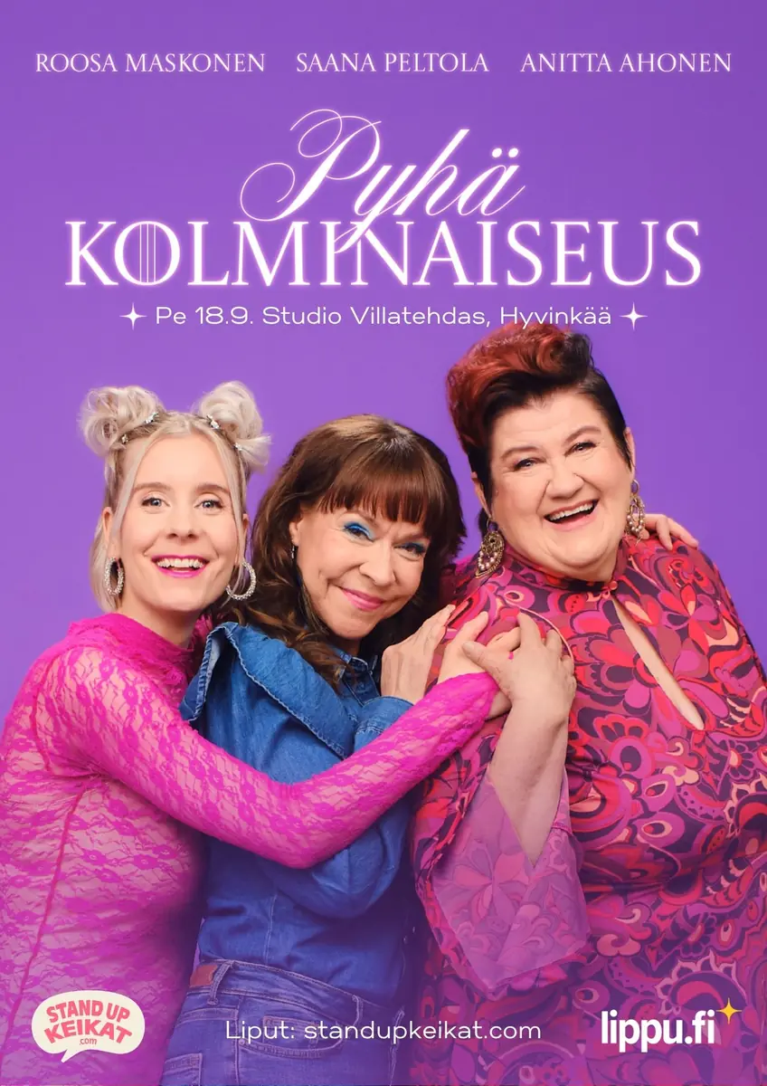 Studio Villatehdas stand up: The Holy Trinity — Studio Villatehdas, Hyvinkää