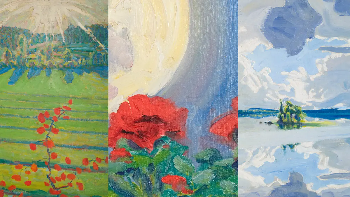 Dress in Colour - Blue, Green, Red — Gallen-Kallelan Museo, Espoo