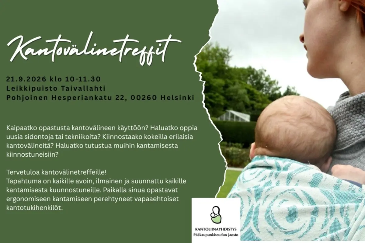 Baby Carrier Meetup at Taivallahti Playground — Leikkipuisto Taivallahti, Helsinki