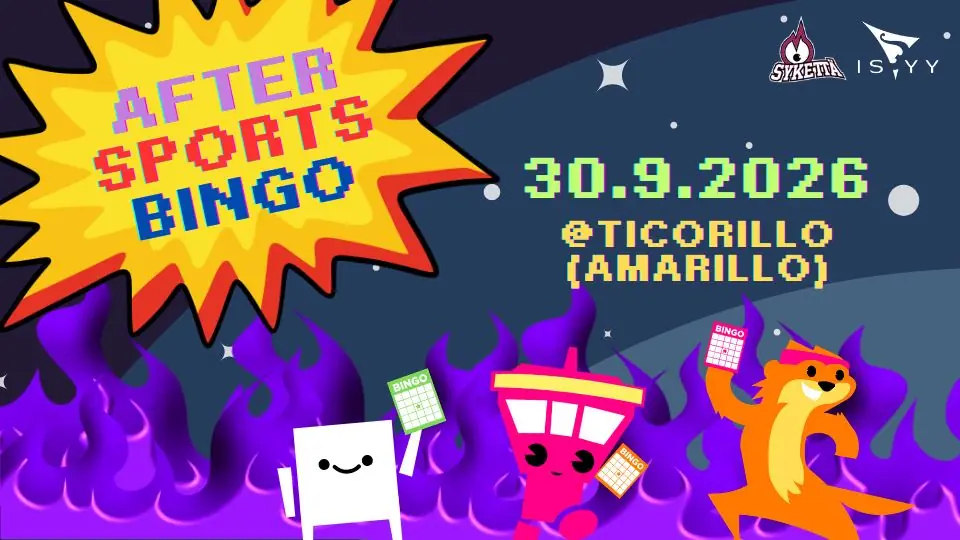 After Sports Bingo Joensuu 30.9.2026 — Ticorillo (Amarillo), Joensuu