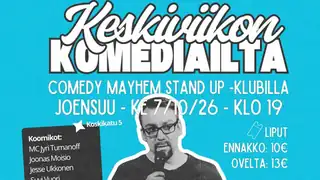 Comedy Mayhem Joensuu - Wednesday Comedy Night - Wed 7.10.2026