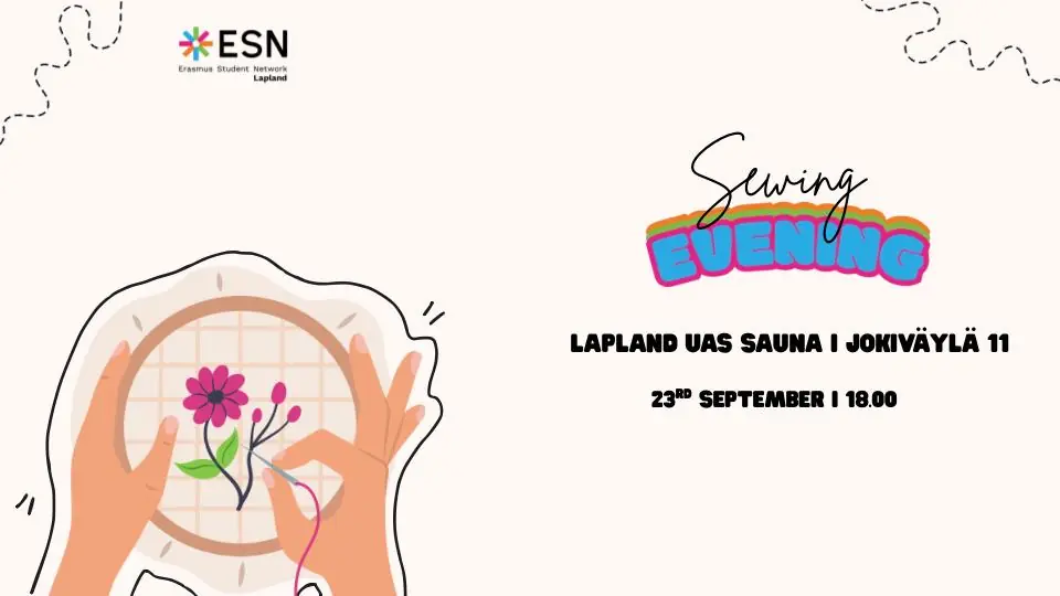 ESN Lapland -ompeluillat — Lapland UAS sauna premises, Rovaniemi