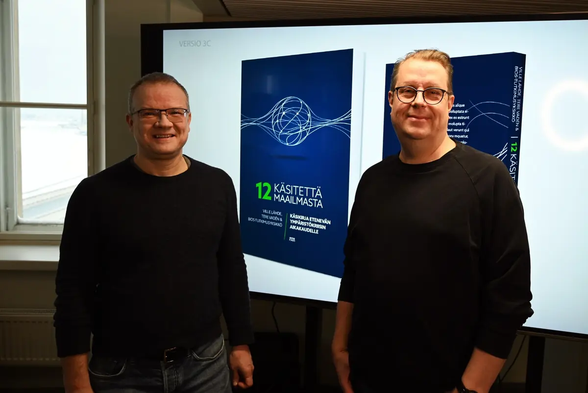 Ville Lähde and Tere Vadén as Guest Authors — Jumbon kirjasto, Vantaa