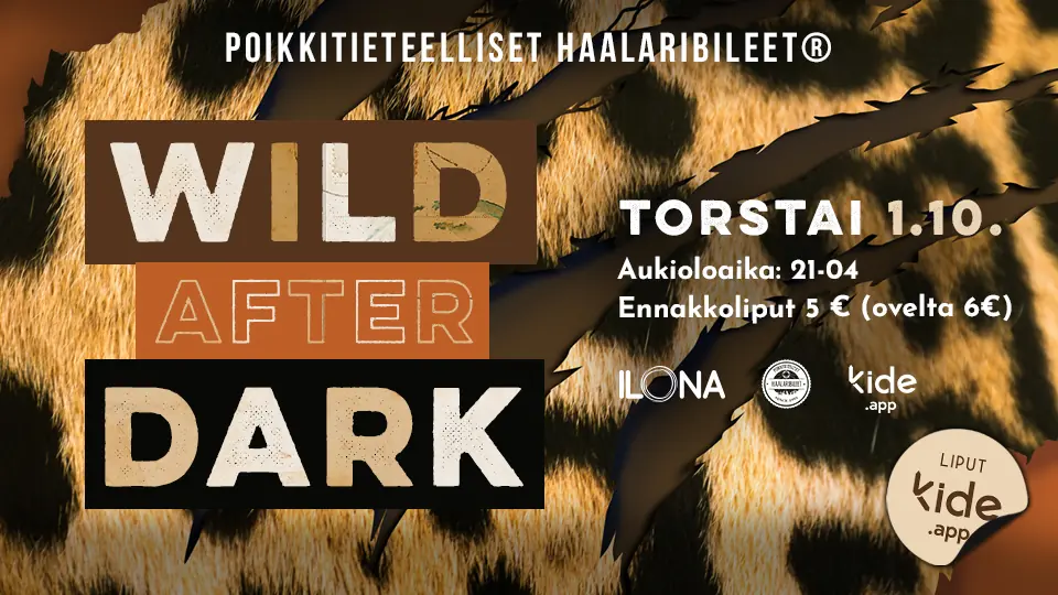 October Interdisciplinary Overalls Party - Wild After Dark — Poikkitieteelliset Haalaribileet, Tampere