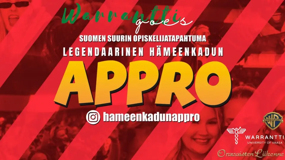 Warrantti goes to Hämeenkadun appor — Warrantti ry, Vaasa