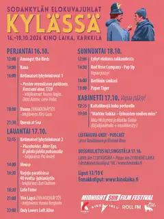Sodankylä Film Festival on Tour 16.-18.10.
