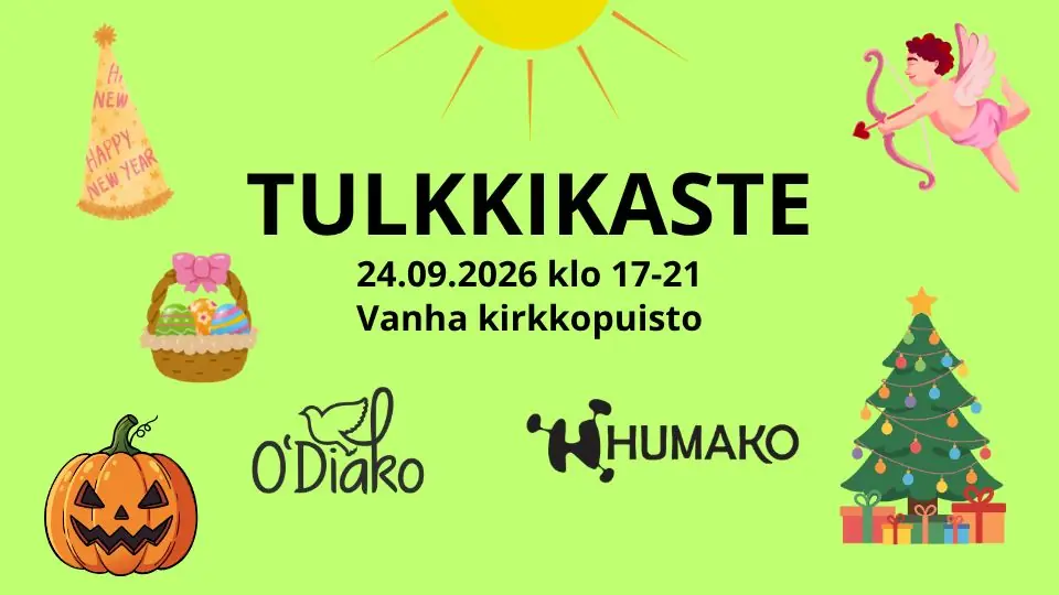 Interpreter Baptism 2026 HUMAKO x O´Diako — Vanha kirkkopuisto - Ruttopuisto, Helsinki