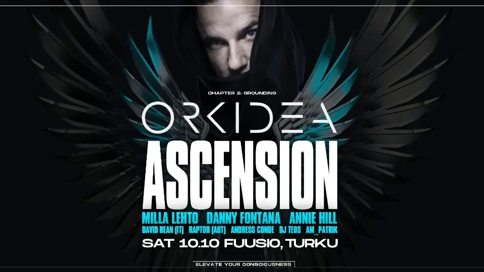 ASCENSION presents: ORKIDEA 10.10. — Fuusio, Turku