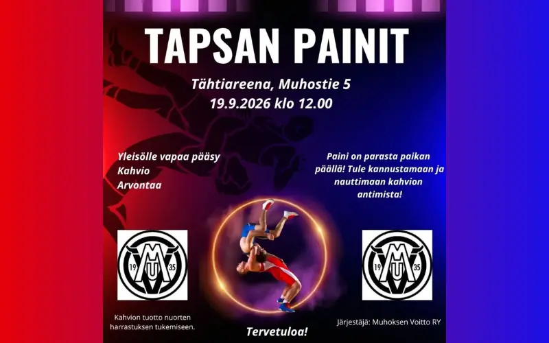 Tapsan Painit — Tähtiareena, Muhos