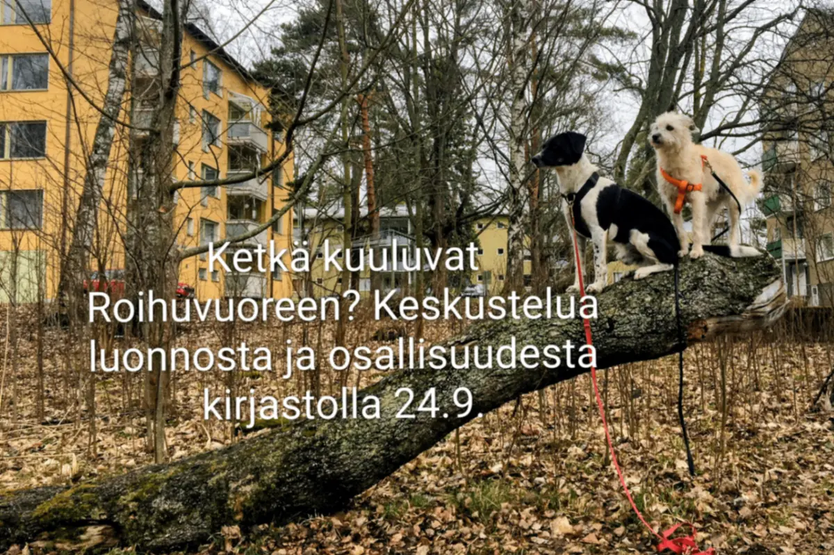 Who Belongs in Roihuvuori? Roihuvuori Forest in Dialogue on the Inclusion of People and Other Species — Roihuvuoren kirjasto, Helsinki