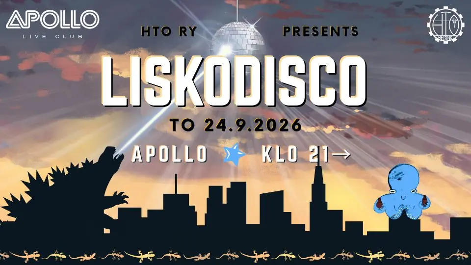 Baaribileet & LiskoDisco — Apollo Live Club, Helsinki
