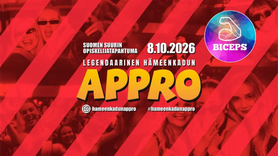 BICEPS goes Hämeenkadun Appro 2026 — Tavara-Asema, Tampere