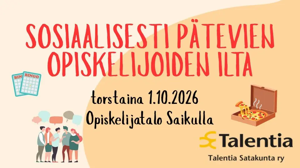 Sosiaalisesti pätevien ilta — Pysti ry, Pori