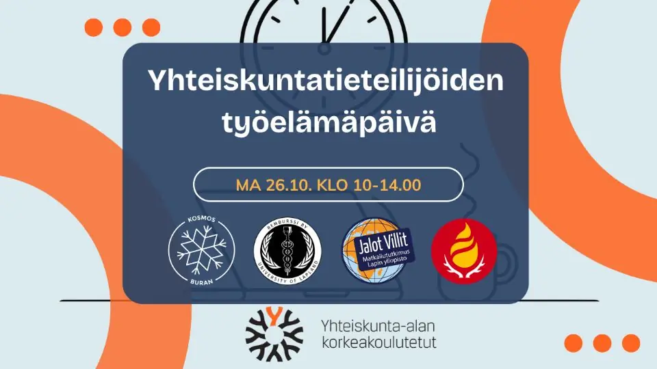 Yhteiskuntatieteilijöiden työelämäpäivä — Lapin Yliopisto, Rovaniemi