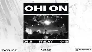 Official Ohi On Party! | Fri 25.9 | 18+