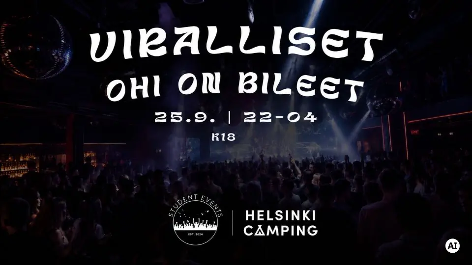 Official OHI ON Party | Camping Helsinki | Fri 25.9. 18+ — Camping Helsinki, Helsinki