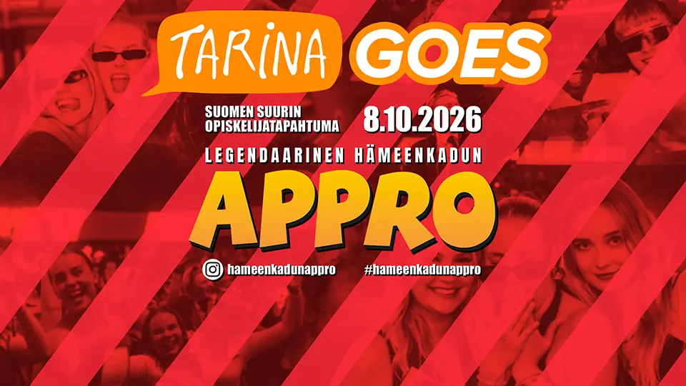 Tarina Ry: Hämeenkadun Appro Ticket Sales for Members — Hämeenkadun Approt, Tampere