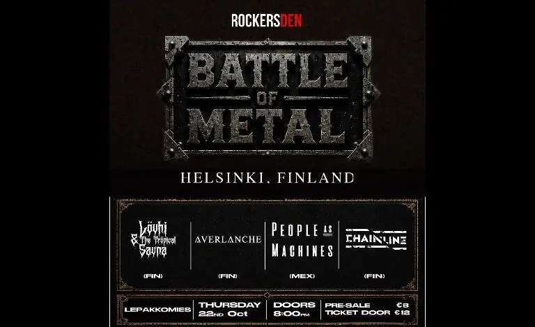 Battle of Metal - Mexico vs Finland — Lepakkomies, Helsinki