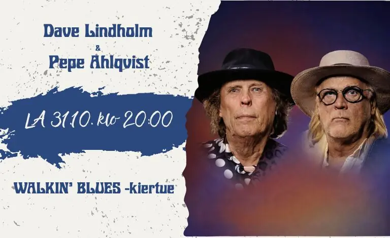 Dave Lindholm X Pepe Ahlqvist: Walk In Blues Tour — Ravintola Kairo, Kotka