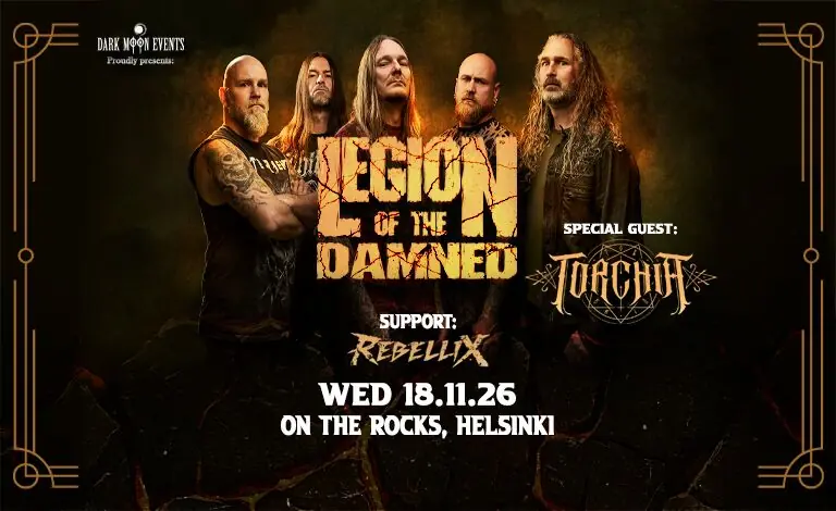 Legion Of The Damned (NED), Torchia, Rebellix — On The Rocks, Helsinki