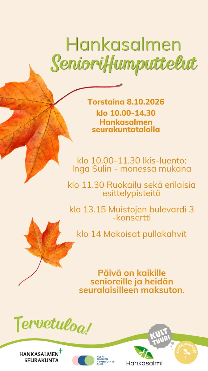 Hankasalmi Senior Day — Hankasalmen seurakuntatalo, Hankasalmi