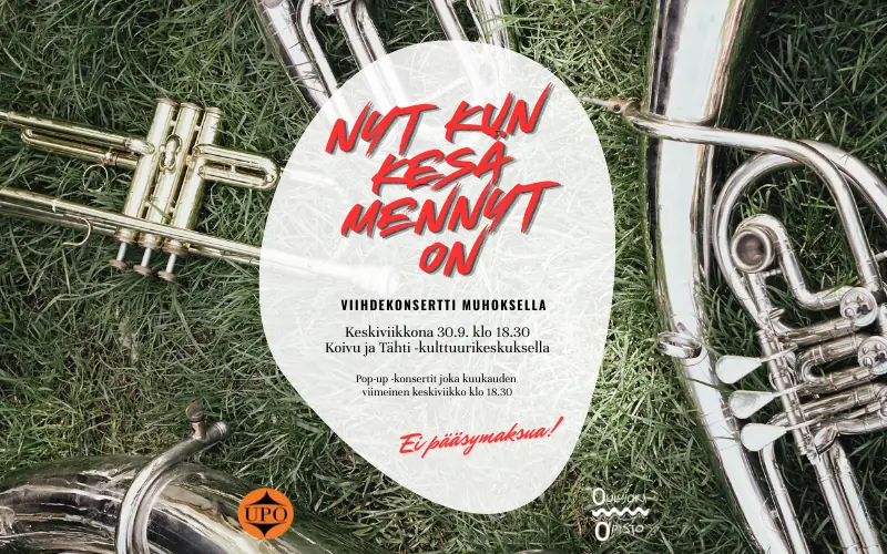 Now That Summer Has Gone - Entertainment Concert in Muhos — Koivu ja Tähti -kulttuurikeskus, Muhos