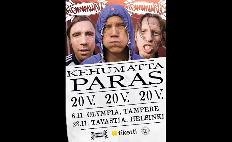 Kemmuru – Kehumatta paras 20 vuotta — Tavastia-klubi, Helsinki