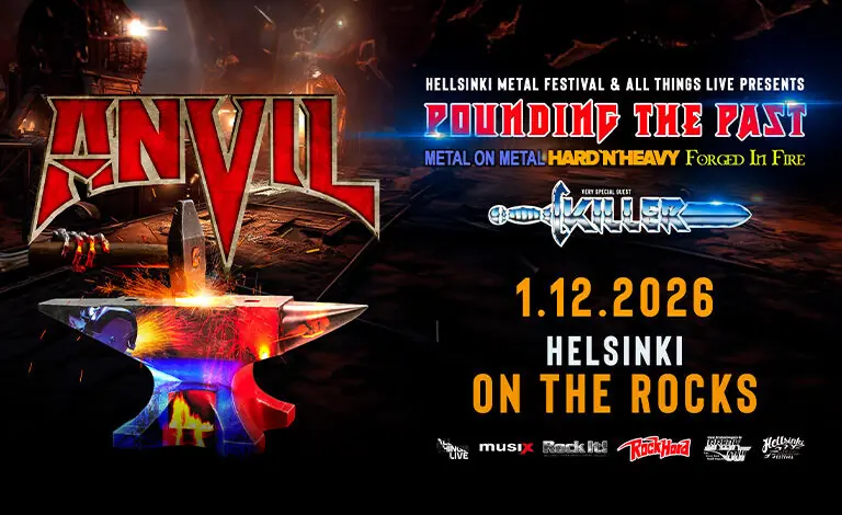 Anvil (CAN), Killer (BE) — On The Rocks, Helsinki