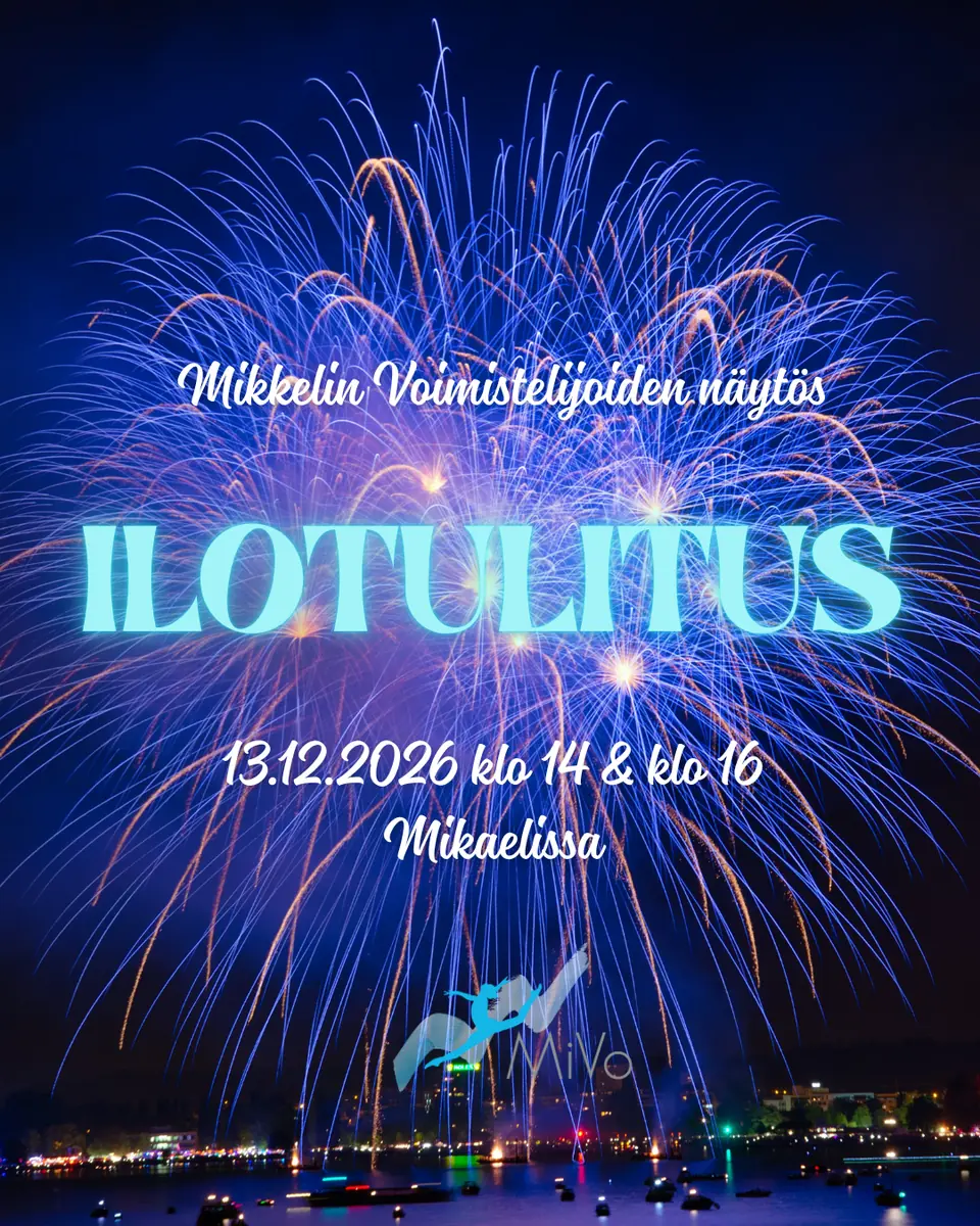 Mikkelin Voimistelijat – Joulunäytös: Ilotulitus klo 14 — konsertti- ja kongressitalo mikaeli, Mikkeli