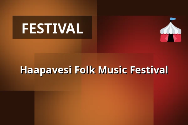 Haapavesi Folk Music Festival — Folk-puisto, Haapavesi