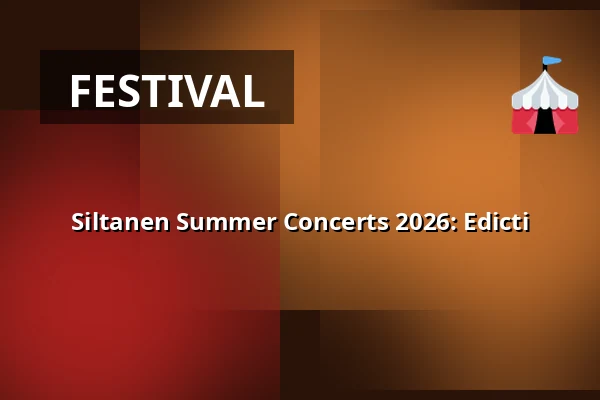 Siltanen Summer Concerts 2026: Edicti — Siltanen, Helsinki