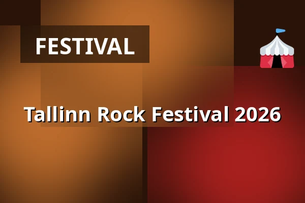 Tallinn Rock Festival 2026 — Unibet Arena, Tallinna