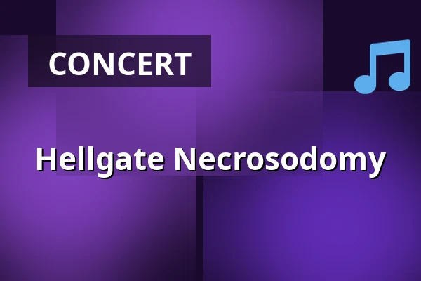 Hellgate Necrosodomy — Lepakkomies Baari, Helsinki
