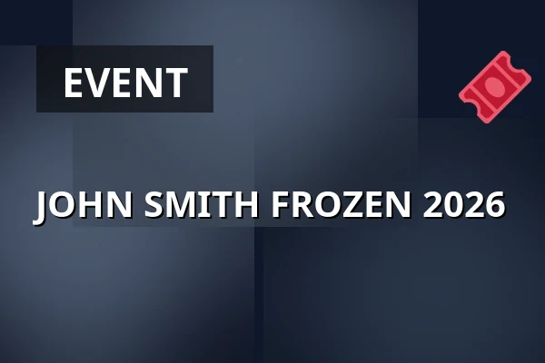 JOHN SMITH FROZEN 2026 — Paviljonki Areena, Jyväskylä