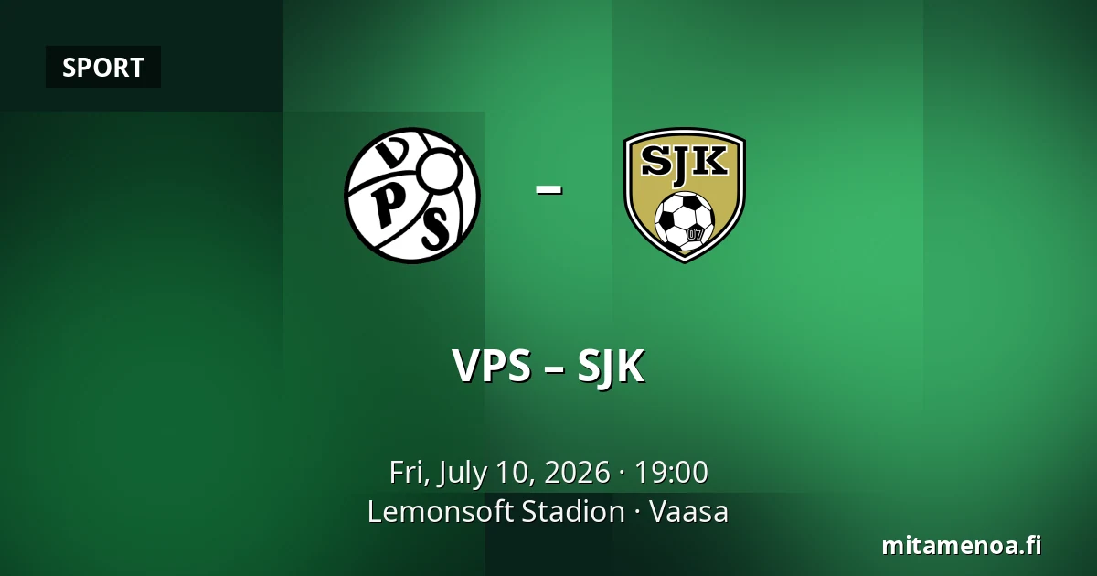 VPS – SJK — Lemonsoft Stadion, Vaasa