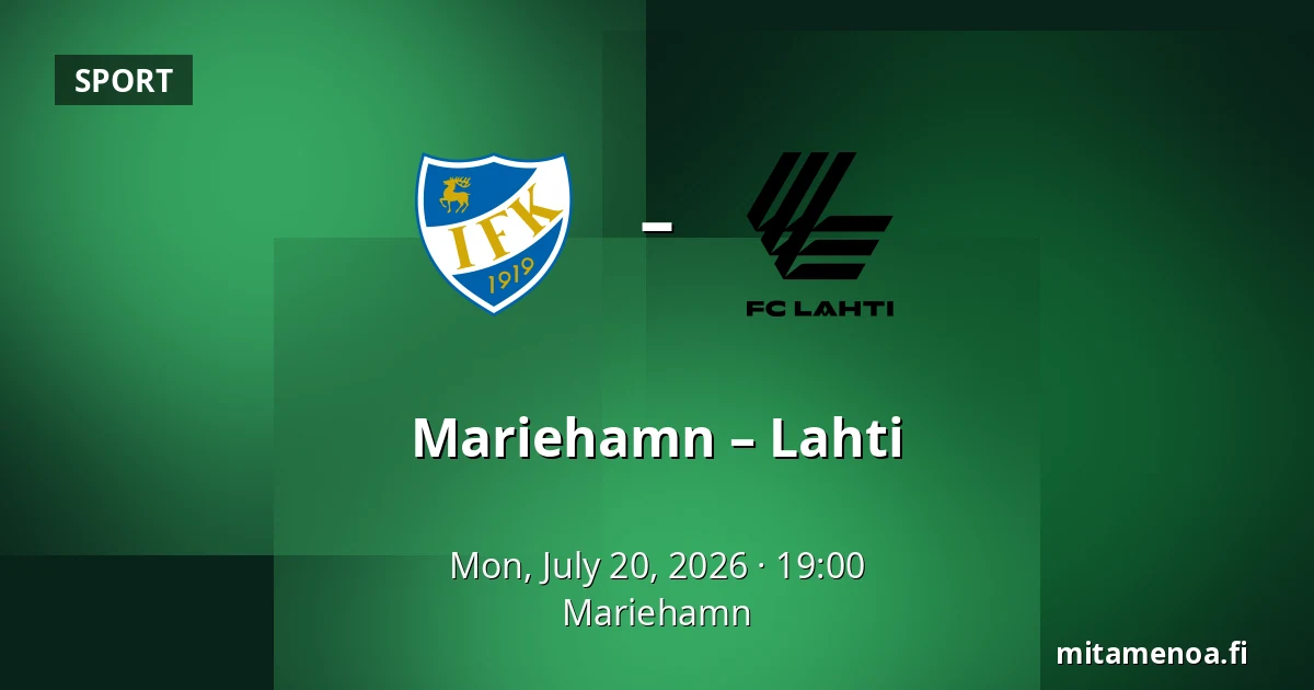 Mariehamn – Lahti — Maarianhamina