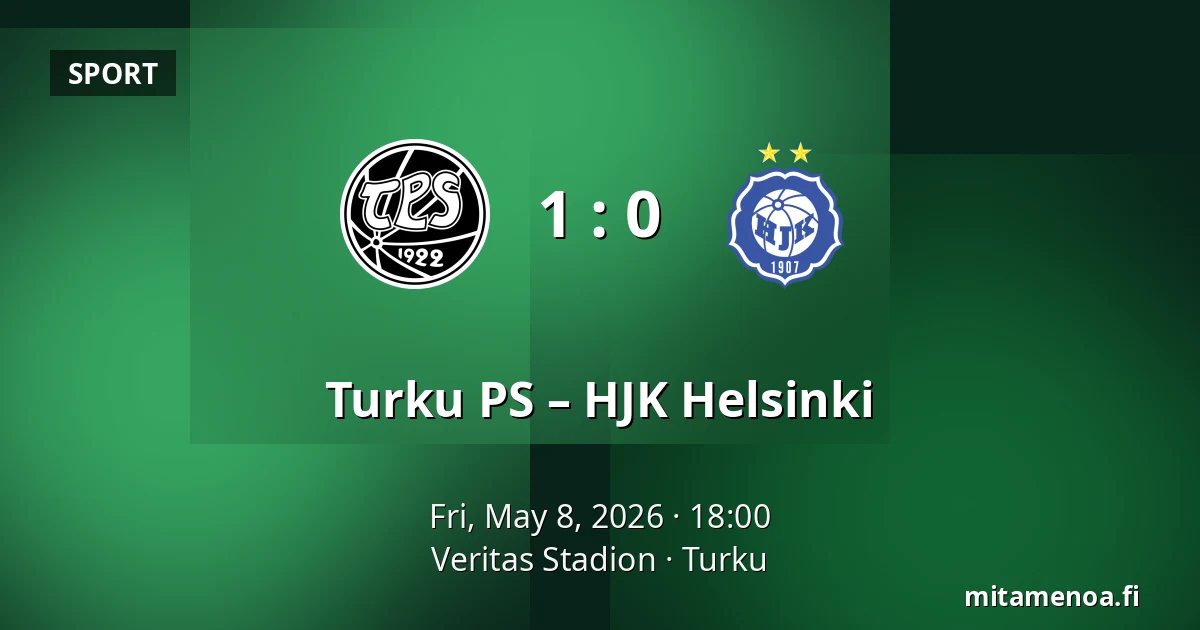 Turku PS – HJK Helsinki — Veritas Stadion, Turku
