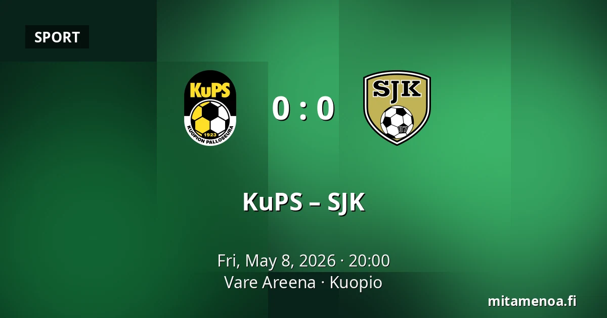 KuPS – SJK — Vare Areena, Kuopio