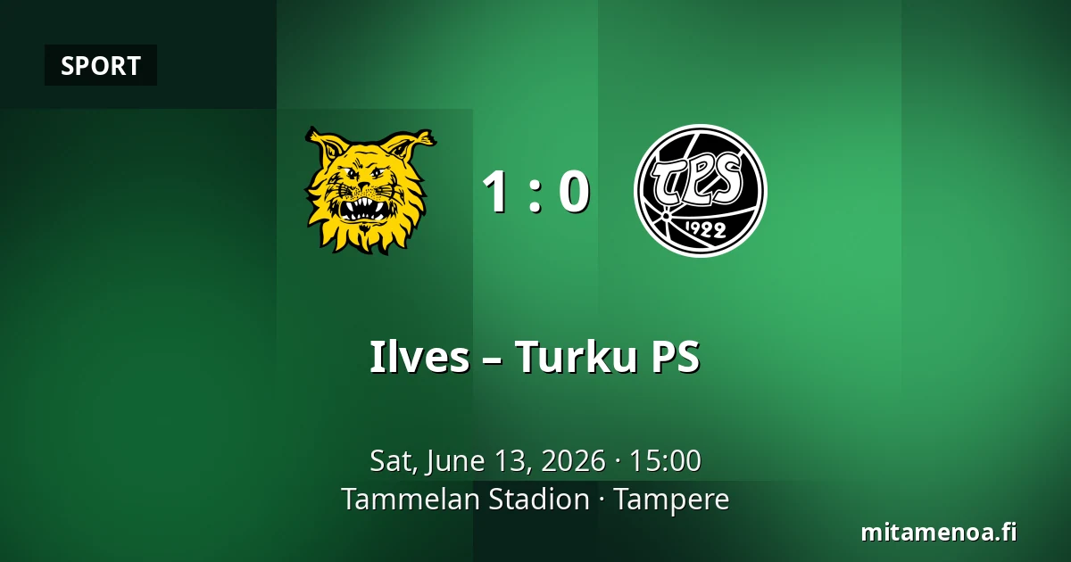 Ilves – Turku PS — Tammelan Stadion, Tampere