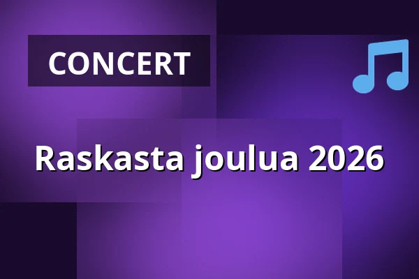 Raskasta joulua 2026 — SIBELIUSTALO, Lahti