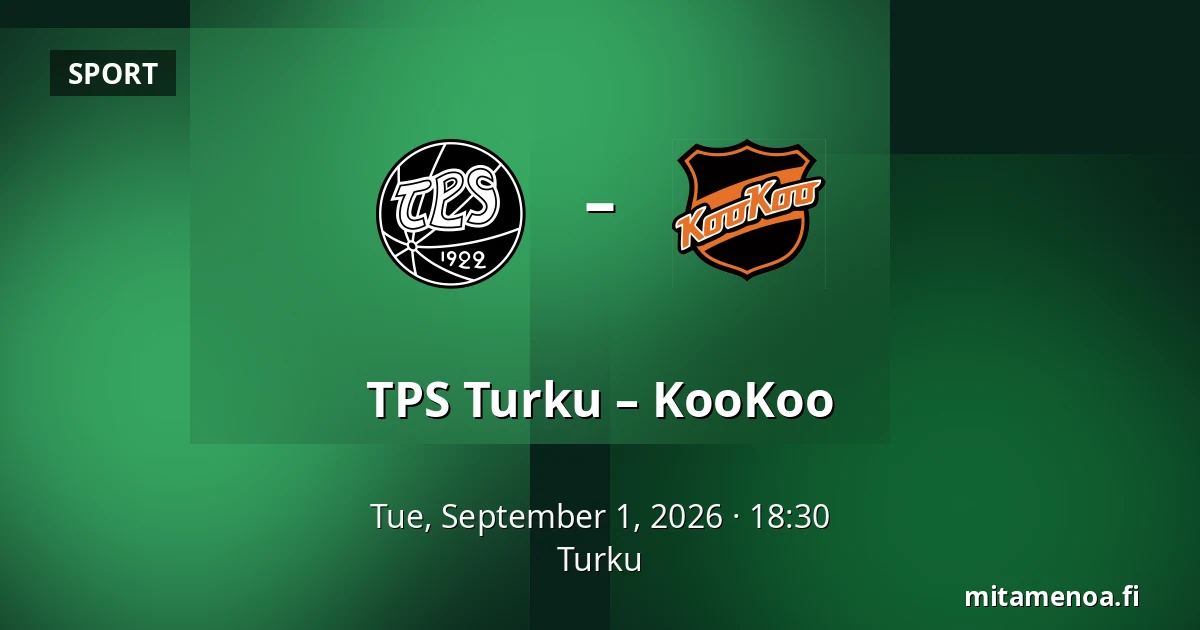 TPS Turku – KooKoo — Turku